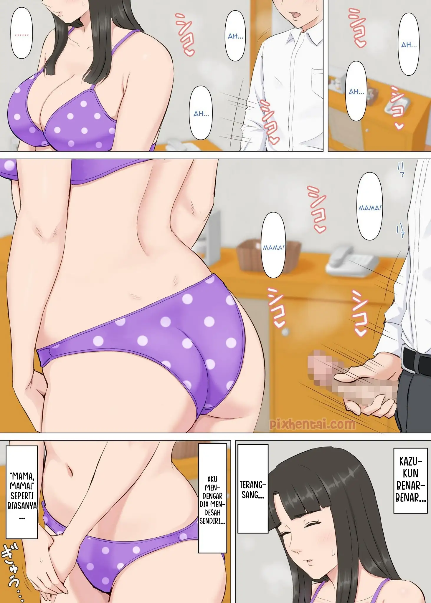 Komik hentai xxx manga sex bokep Kazu-kun to mama Kesalahpahaman membawa Kenikmatan 19